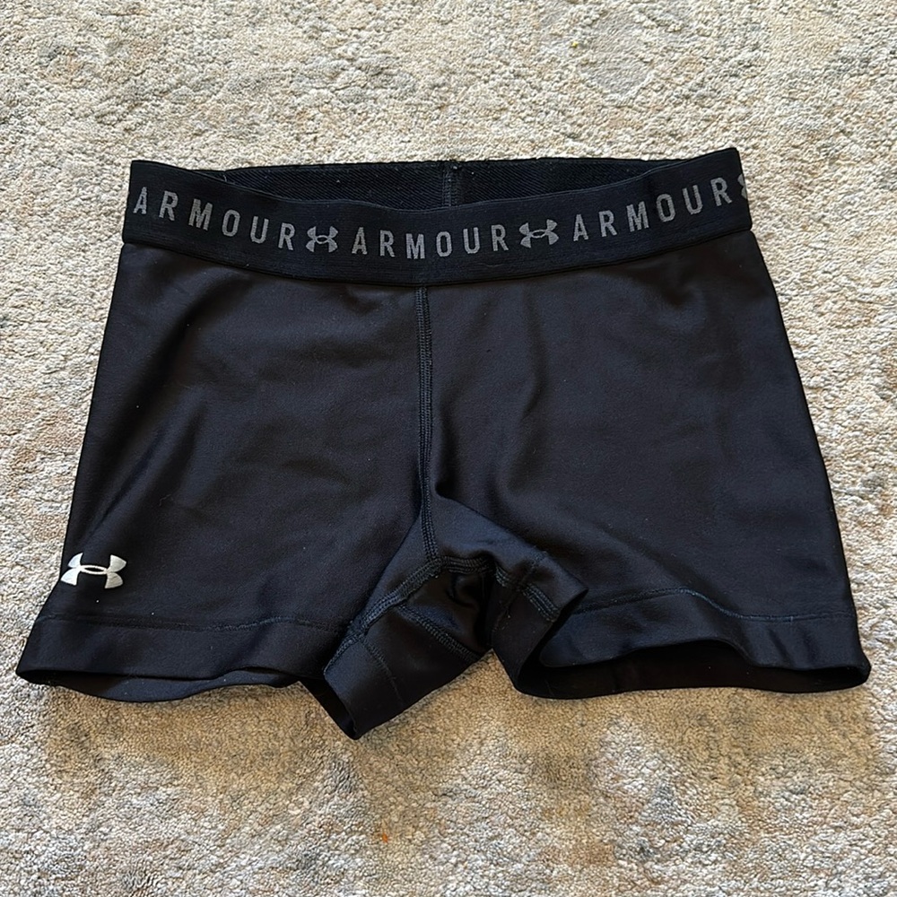 Black Under Armour compression spandex